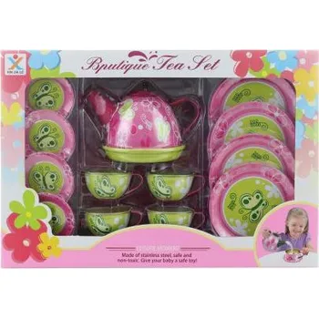 nádobí do dětské kuchyňky Čajový set plechový