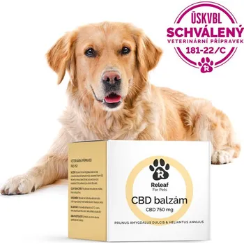 Lék pro psa a kočku Releaf For Pets Releaf CBD balzám (50 ml)