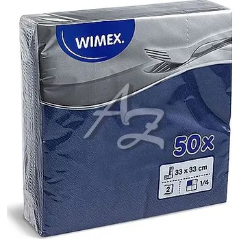 Papírový ubrousek ubrousky 33x33cm/50ks 2vrstvé Modré tmavě