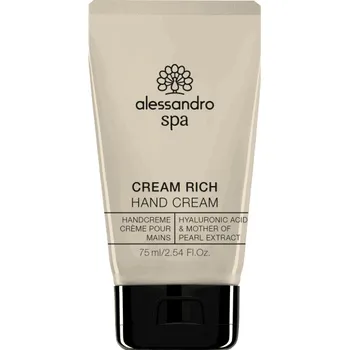 Péče o ruce Alessandro International Spa Cream Rich krém na ruce 75 ml