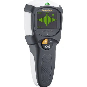 Laserliner detektor MultiScanner Plus 080.967A Detekční hloubka (max.) 120 mm Druh materiálu železných kovů, dřeva, plastů, neželezných kovů, kabely vedoucí