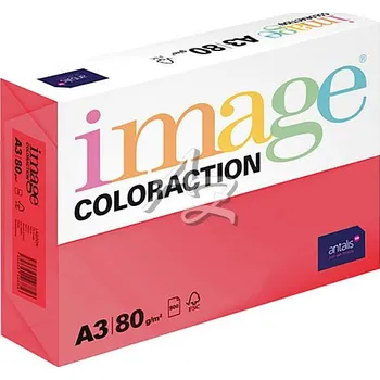 Kancelářský papír Image Coloraction papír A3/ 80g./500listů Chile-červená jahoda