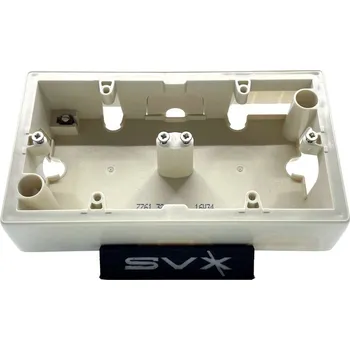 Elektroinstalační krabice LEGRAND Valena 2 krabice na omítku béžová 161x89x40mm