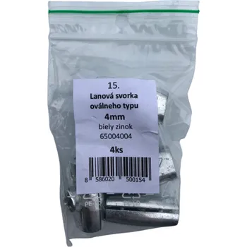 SVX Lanová svorka oválného tvaru pozinkovaná - blistr 15 4mm č15