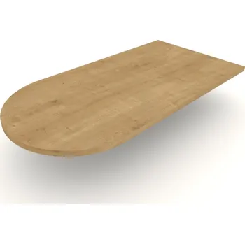 Stolová deska stolová deska půlkruh Hamilton přírodní Tloušťka: 18 mm, Rozměr (š × h): 800 × 450 mm