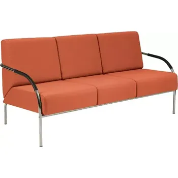 Křeslo SPA 3 chrom, látka SUE S 1447 - látka lososová