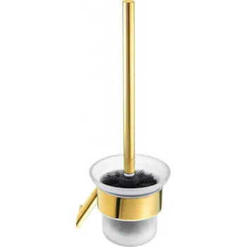 WC štětka DEANTE - Silia zlato - WC kartáč, nástěnný ADI_Z711