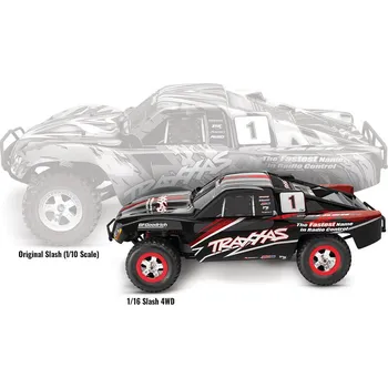 RC model auta Traxxas Slash 1:16 RTR černý - expresní doprava
