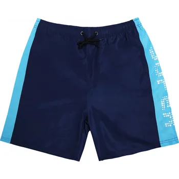 Pánské plavky FANNIFEN Pánské koupací šortky J20519 Barva: Tmavěmodrá, Velikost: 3XL