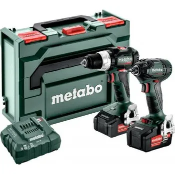 Sada nářadí METABO Combo Set 2.1.18 18 V BL (BS 18 LT BL + SSD 18 LTX 200 BLL) 2x5,2Ah METABOX (685123650)