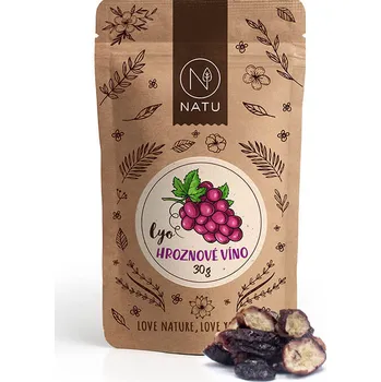 Sušené ovoce Lyofilizované hroznové víno plátky, 30 g