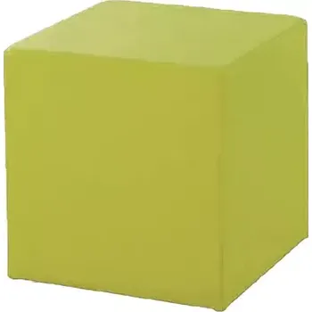 Sedací souprava KOSTKA taburet, koženka zelená Apple