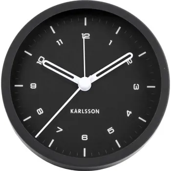 Budík Budík Tinge 9 cm černý Karlsson (Barva - černá)