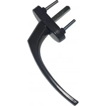 Okenní klika DAB Trade Klika okenní hliníková MISTRAL, oválná, trn 7/35 mm, RAL8019 hnědá