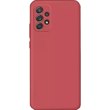 Pouzdro na mobilní telefon Kryt Samsung Galaxy A14 4G / 5G, Siliconový červená burgundy