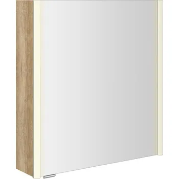 Koupelnový nábytek Sapho ALIX galerka s LED osvětlením 66x70x17,5cm, levá/pravá, dub alabama, AX166-0022