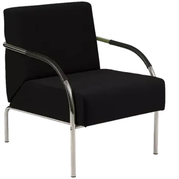 Křeslo SPA 1 chrom, látka BONDAI BN7 (8033) - látka černá