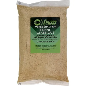 Návnadová surovina Přísada do Krmení Sensas Gaude De Mais (Pražená Kukuřičná Mouka) 1kg