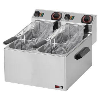 fritéza Fritéza na ryby elektrická dvojitá 0,43 kW/l, 8+8 l stolní 230 V | REDFOX - FE 88