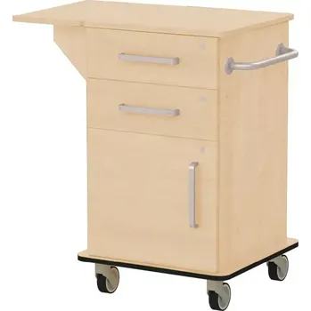 VIZITA 01 D mobilní vozík vizitový, korpus javor horský, čílka javor horský