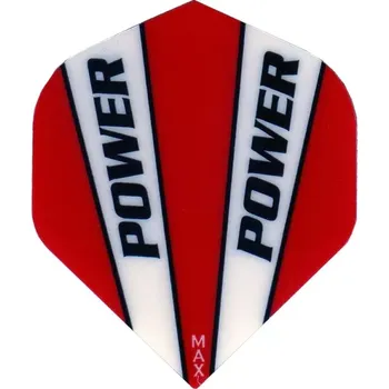 Příslušenství pro šipky McCoy letky Power Max No.2 Red & White