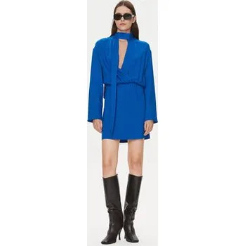 Dámské šaty Samsøe Samsøe Koktejlové šaty Samailey F23400081 Modrá Regular Fit L