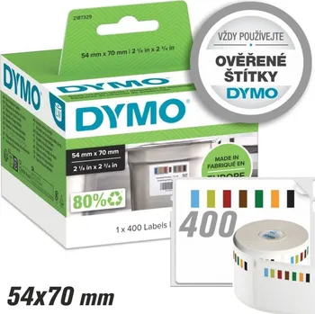 Papír pro tiskárny Štítky Dymo LW Standard - permanentní, 54x70 (2187329) 400ks