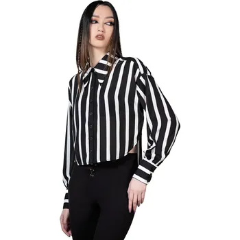Dámská košile košile dámská KILLSTAR - Zaniyah - Black & White - S