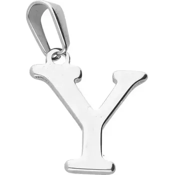Souprava šperků Ocelový přívěsek písmeno Y