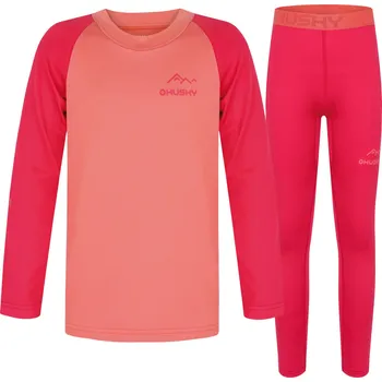 Husky Dětské termoprádlo Active winter Tombo 164, light orange/pink