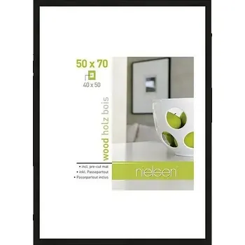 Fotoalbum Fotorámeček Apollo, 50 × 70 cm, dřevěný, černý 8988031