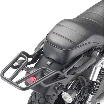 Nosič na motocykl a skútr Kappa KR9105 černý lesklý nosič zadního kufru pro MONOKEY nebo MONOLOCK kufry pro KEEWAY K Light 125 -20 KEEWAY K Light 125 rok 2020