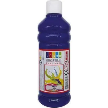 Výtvarná barva SUDOR Temperová barva, modrá, 500ml, Südor