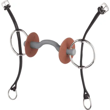 Udidlo pro koně beris Udidlo nelomené tvarované fuga Tongue 18mm BERIS, měkké Barva: soft, Velikost: 130 mm