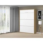Nabytekmorava Sklápěcí postel VS 1054 P 200x120cm barva lamina: Ořech Lyon/ bílá