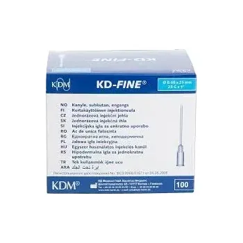 Injekční jehla Jehla inj. modrá 0,60x30 23G 100ks KDM