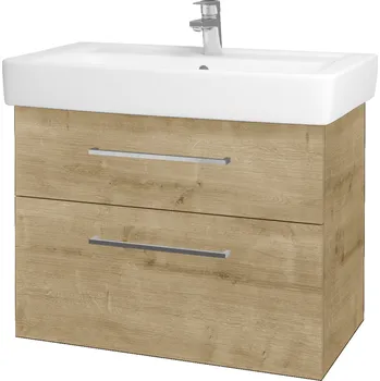 Koupelnový nábytek Dřevojas - Umyvadlová skříňka Q MAX SZZ2 80 - D09 Arlington / Úchytka T04 / D09 Arlington 115715E