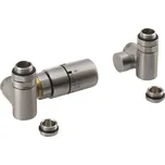 Sapho CORNER COMBI připojovací sada ventilů termostatická, levá, nerez mat, CP3521S