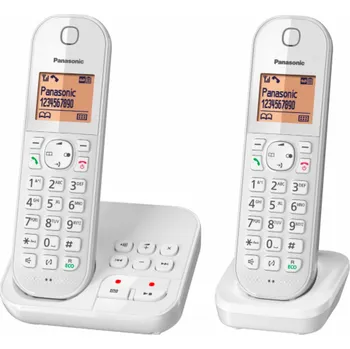 Stolní telefon Panasonic KX-TGC422GW bila