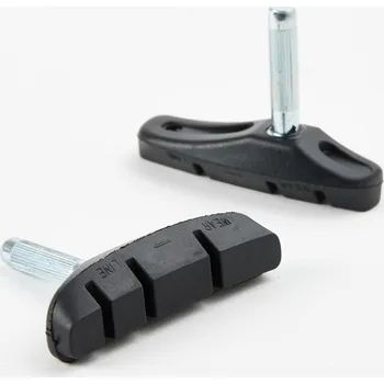 Brzda na kolo DECATHLON Brzdové špalíky CANTILEVER 58 mm ČERNÁ