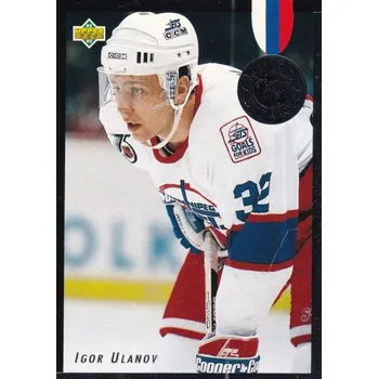 Sběratelská karetní hra insert RC karta IGOR ULANOV 92-93 UD Euro Stars číslo E15