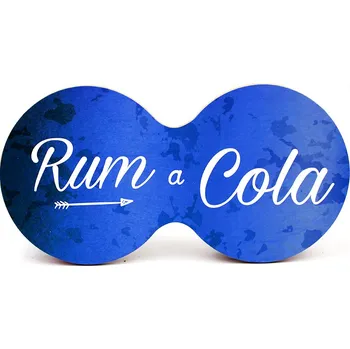 Nekupto Dvojtácek korkový podtácek Rum a cola 19 x 9,5 x 0,3 cm