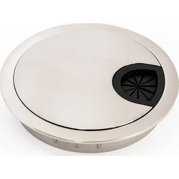 STRONG Průchodka kovová 80 mm broušená ocel (STRONG Průchodka kovová 80 mm broušená ocel)