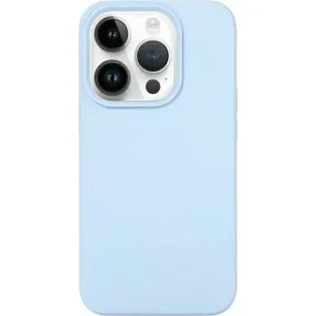 Pouzdro na mobilní telefon Silikonový kryt pro iPhone 15 Pro Max - světle modrý