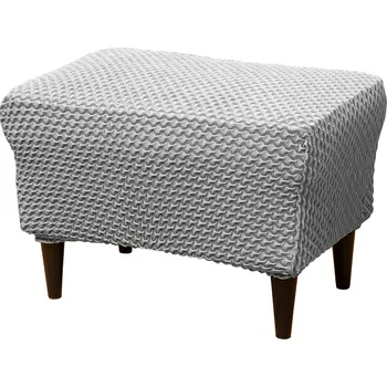 Napínací potah Potah na taburet MALAGA Šedý TiaHome