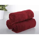 XPOSE® Froté ručník VERONA 3ks - bordó 30x50 cm, Froté + Prodloužená možnost vrácení zboží do 50 dnů