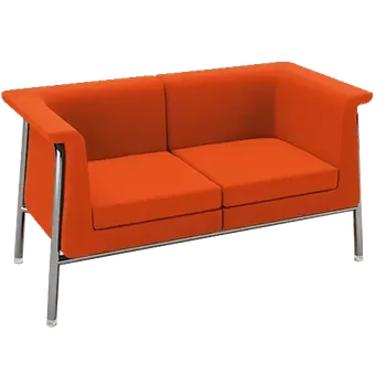 Sedací souprava BARCELONA - 2, sedací souprava, látka, BONDAI BN 3012 oranžová, podnož chrom