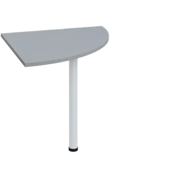 Stolová podnož LS 28 - 8 deska spojovací, kovová podnož bílá, síla desky 25 mm, široká 800 mm, šedá