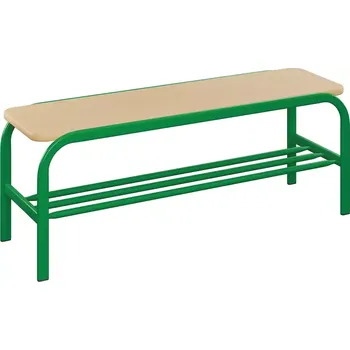 Zahradní lavice SLX 120 lavička šatní RAL 6029 - zelená