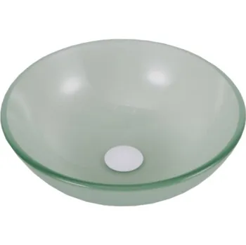 Umyvadlo OLSEN SPA - Skleněné umyvadlo na desku BREDA 42×13,5 OLKLTG101